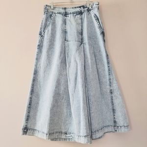 ViNTAGE ULTRA WIDE LEG JORDACHE ACID WASH